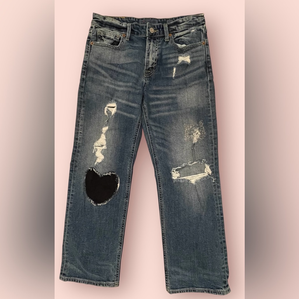 Lucky Brand  Distressed Blue